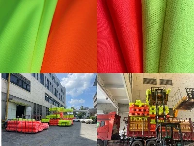 Fluorescējošo audumu ražošana un pielietošana